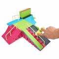 Tech Deck  Neon Mega Park X-Connect Creator, Prosarmosimo Glow-in-The-Dark Ramp Paketo Me 2 Blind Skateboard Fingerboards, 90+Temaxia